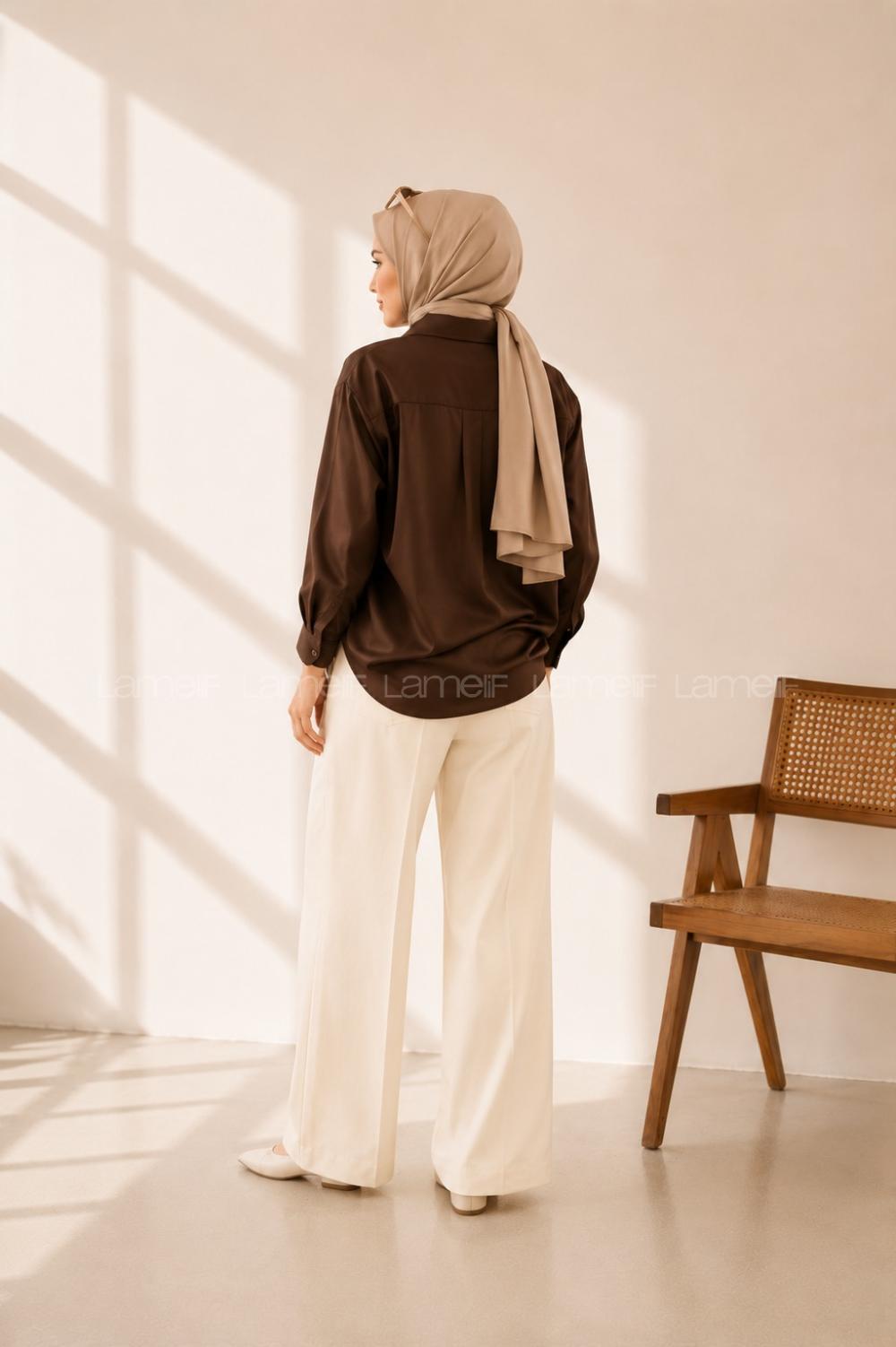 White Linen High Waist Comfortable Pants