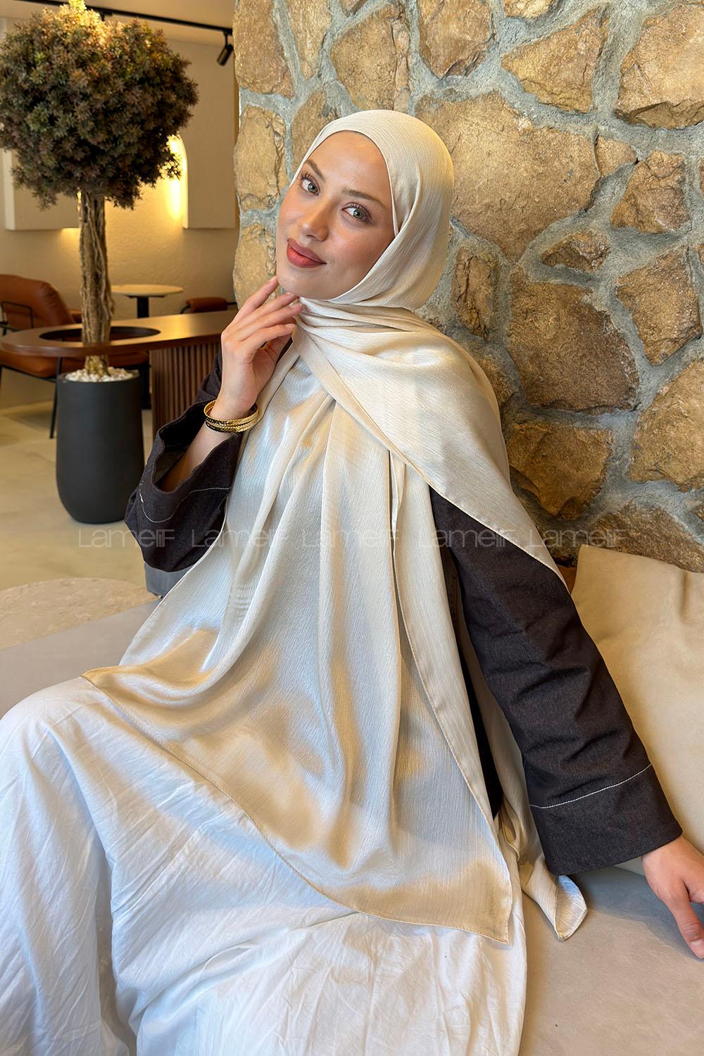 Lamelif Janjan Şal Vizon