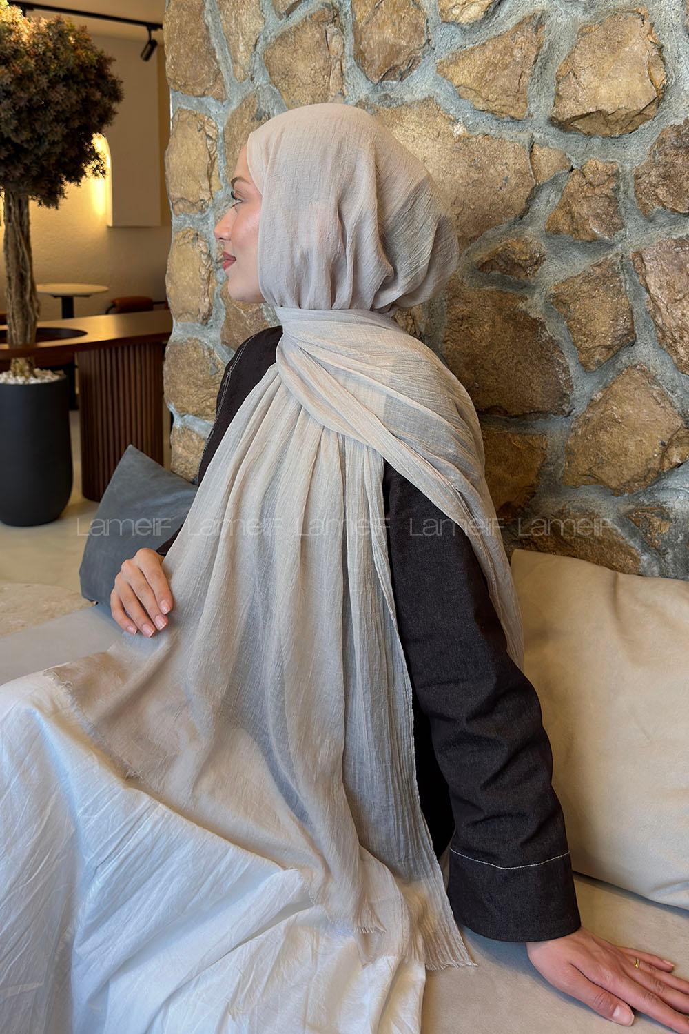 Lamelif  Konfor  Şal Bej