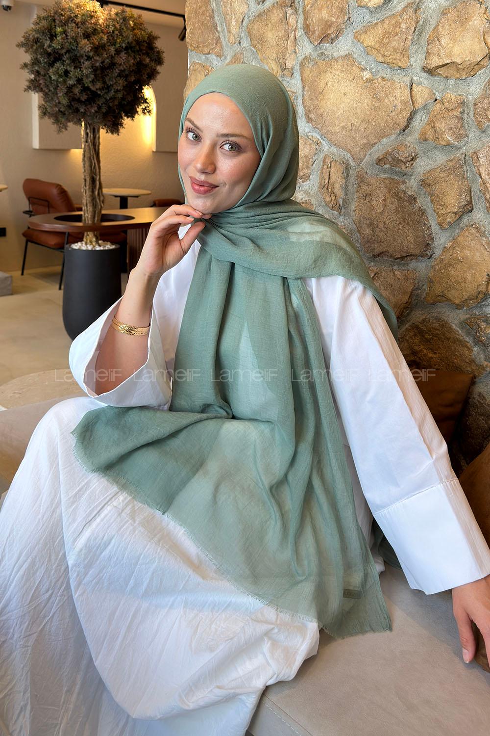 Lamelif  Konfor  Şal Çağla Yeşili