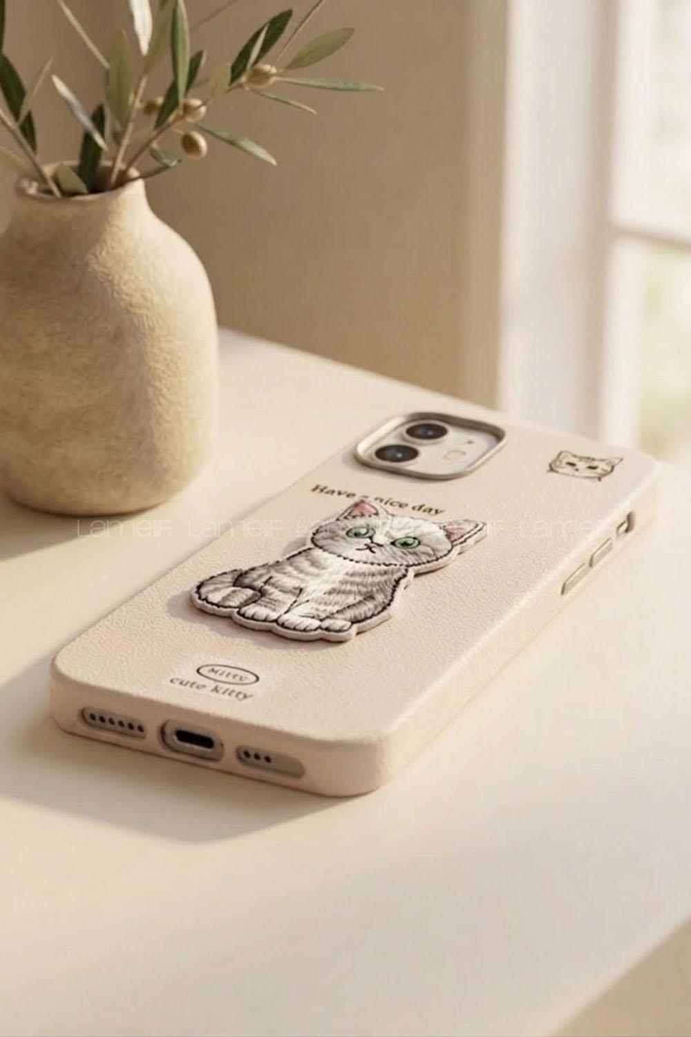 Lamelif iPhone 11 Özel Tasarım Telefon Kılıfı Soft Pudra Renk