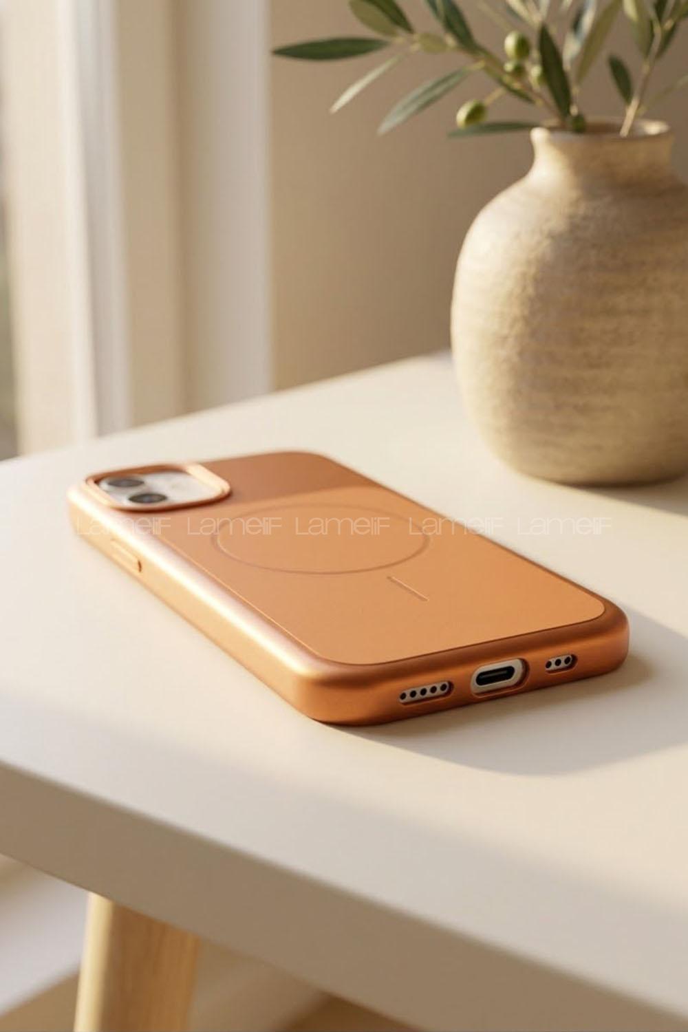 Lamelif iPhone 11 Lüxs Omega Magsafe Kılıf