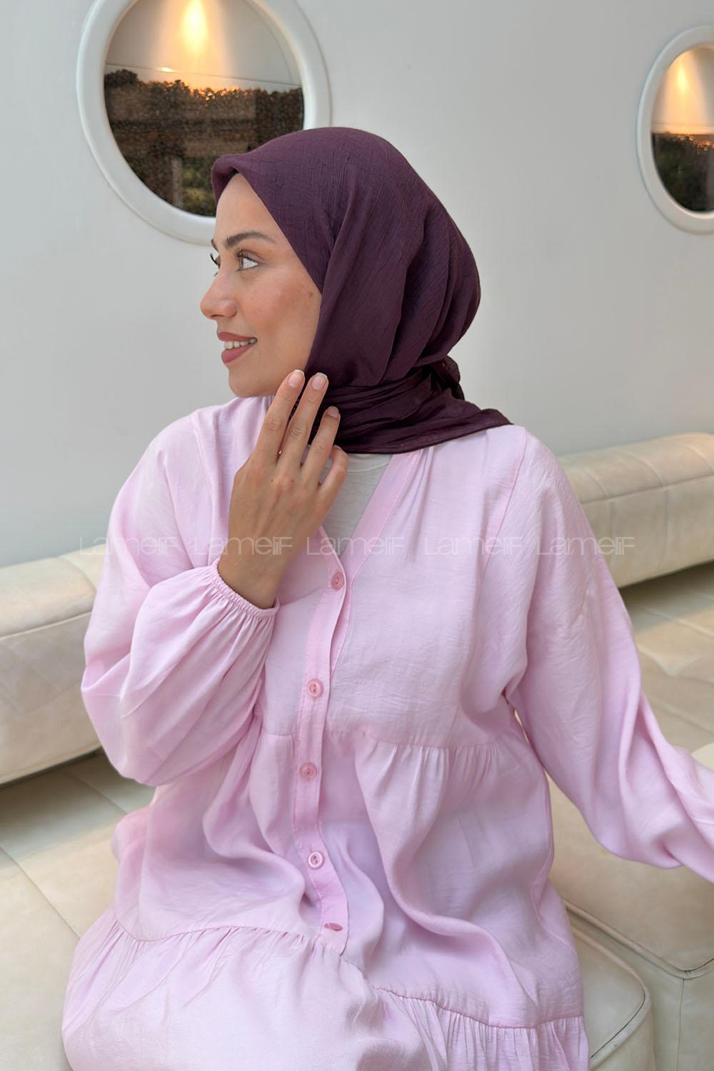 Lamelif Konfor Eşarp Mürdüm