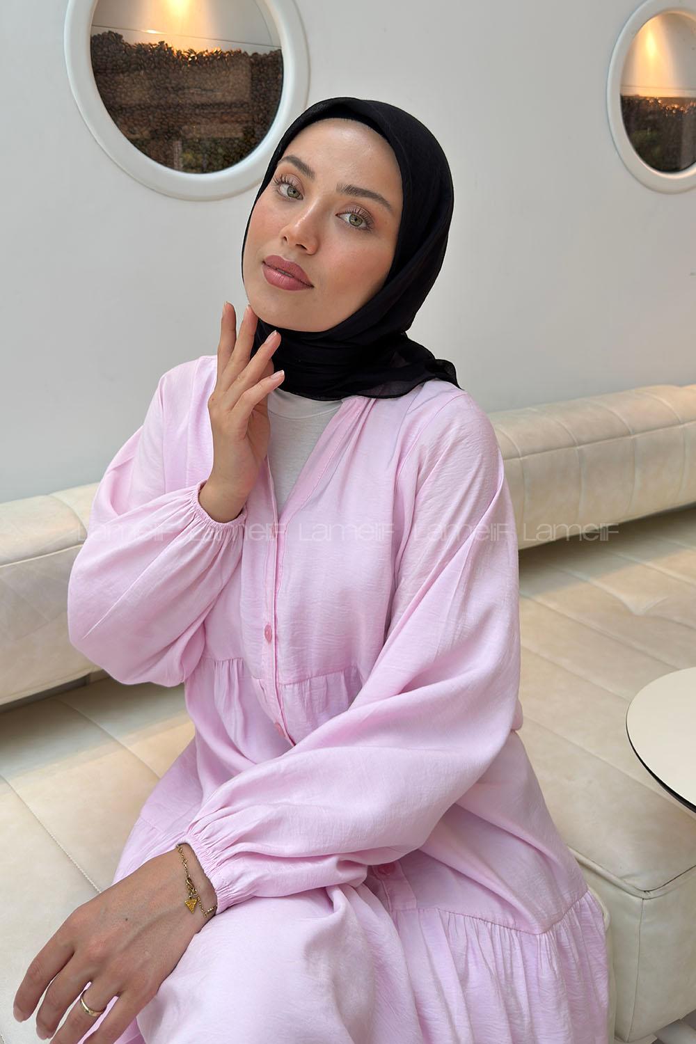 Lamelif Konfor Eşarp Siyah