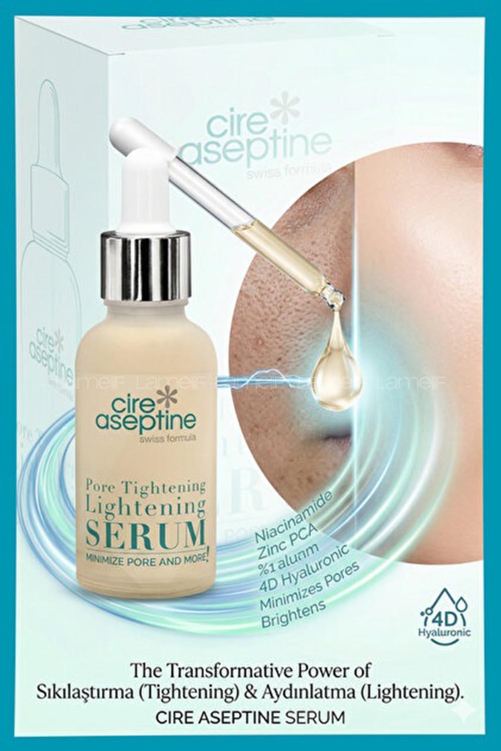 Lamelif Cire Aseptine Gözenek Sıkılaştırıcı Aydınlatıcı Serum