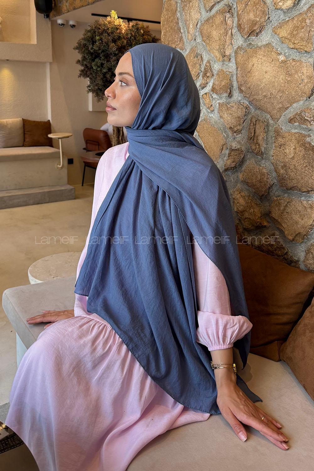 Lamelif Rami Şal Kot Mavisi