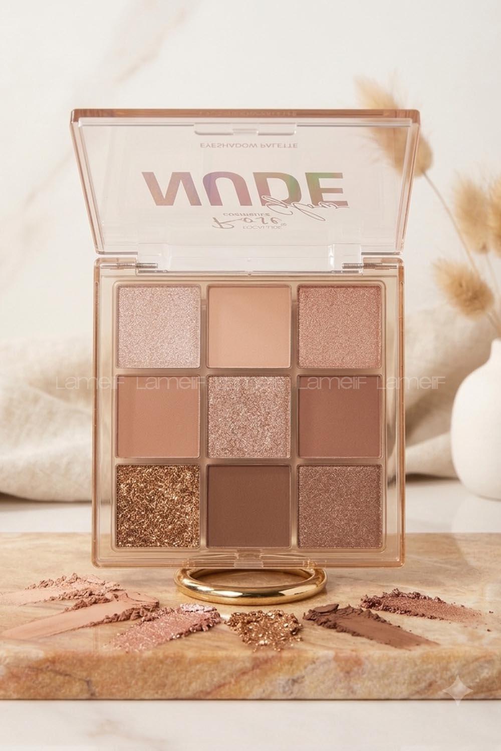 Lamelif Rose Glow Nude 9Lu Far Paleti