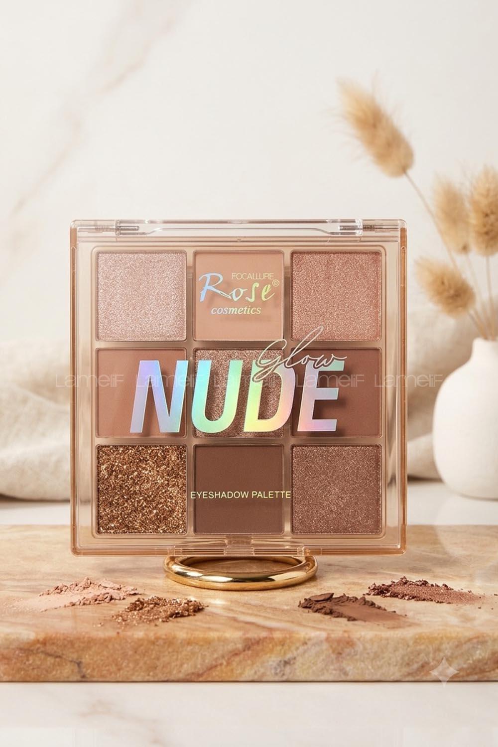 Lamelif Rose Glow Nude 9Lu Far Paleti