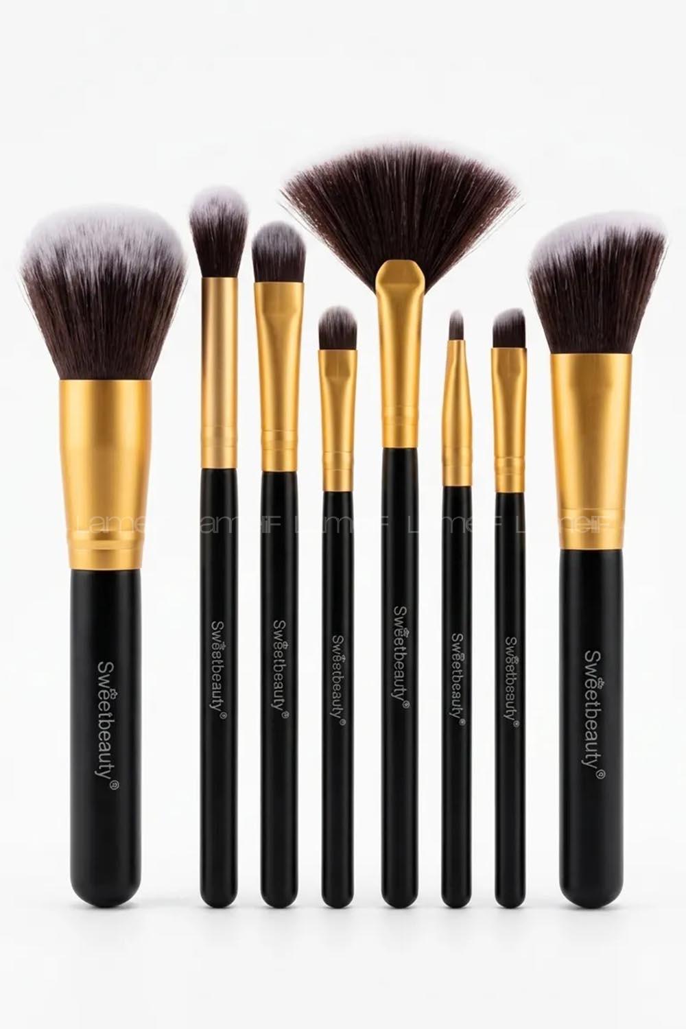 Lamelif Sweet Beauty 8 li Makyaj Fırçası Set