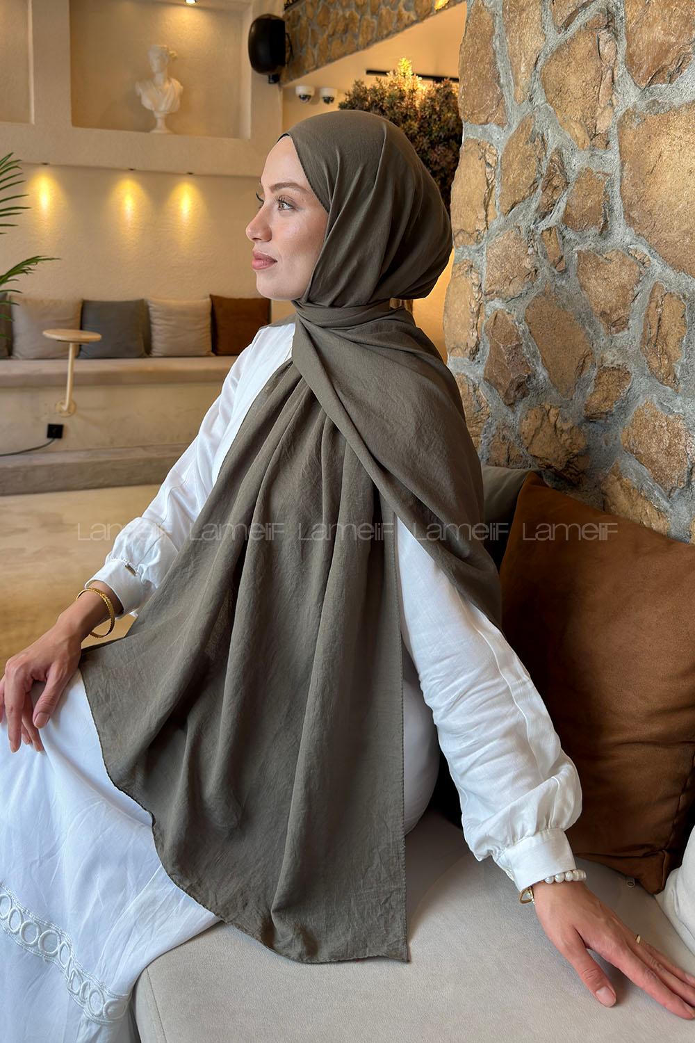 Lamelif Comfort Pamuk Şal Soft Yeşil