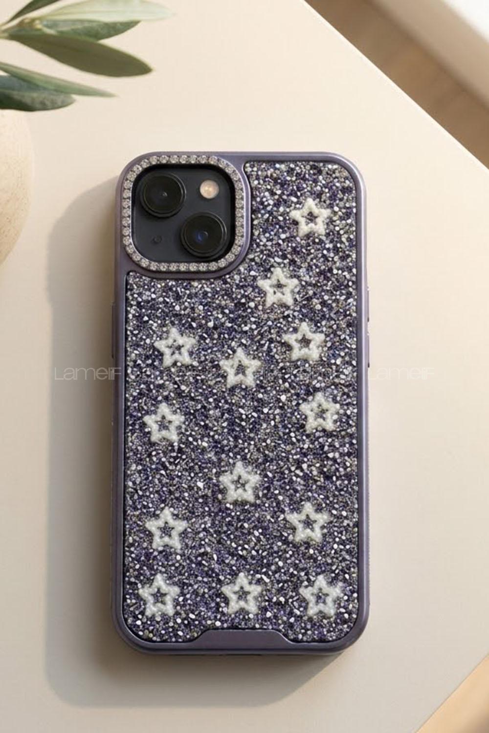 Lamelif iPhone 13/14 Savaroski Elmas Taşlı Telefon Kılıfı