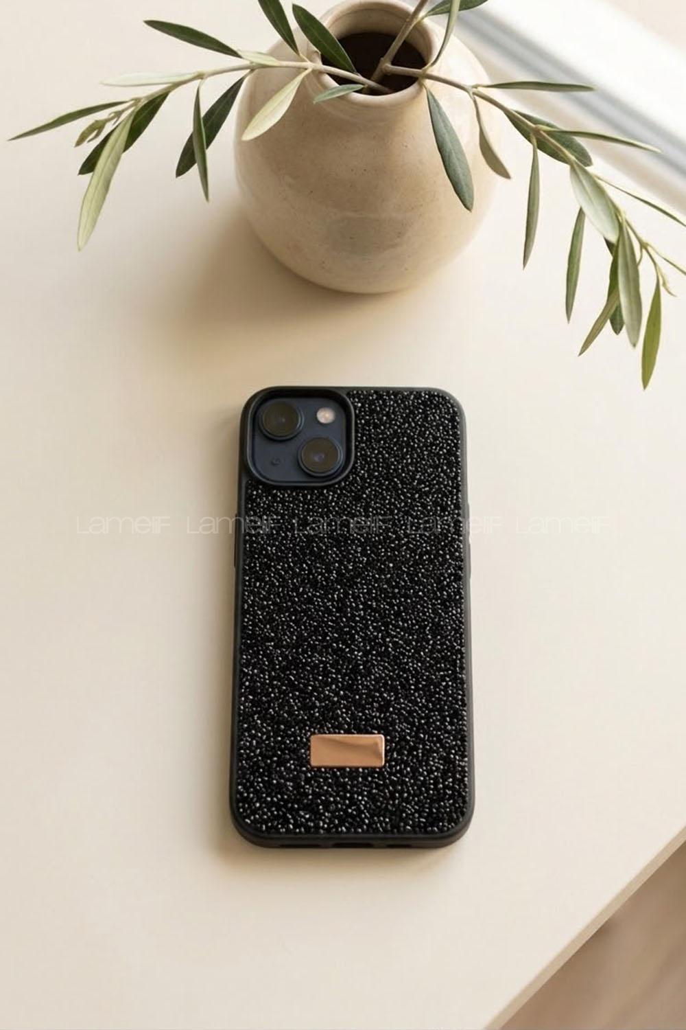 Lamelif iPhone 13/14 Swarovski Taşlı Telefon Kılıfı