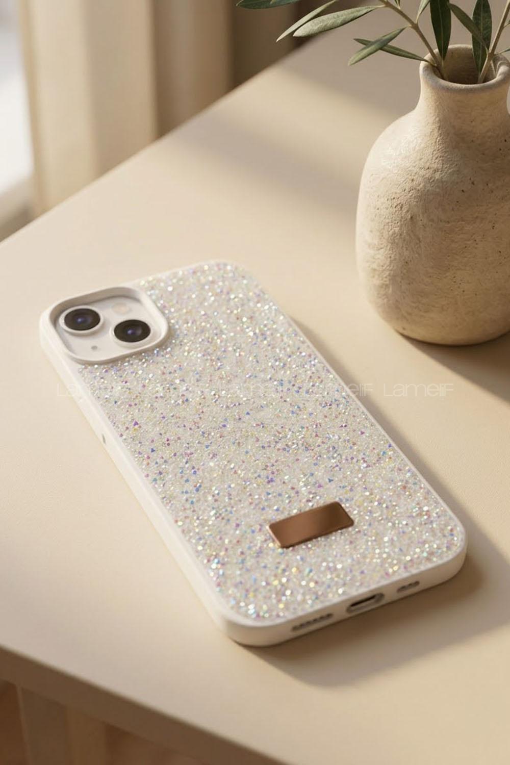 Lamelif iPhone 13/14 Swarovski Taşlı Telefon Kılıfı