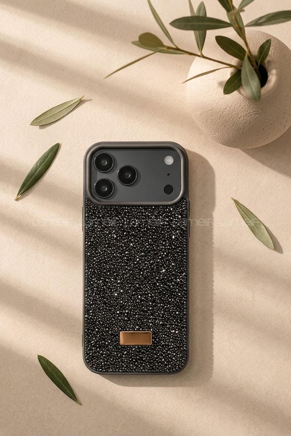 Lamelif iPhone 17 Pro max Swarovski Taşlı Telefon Kılıfı