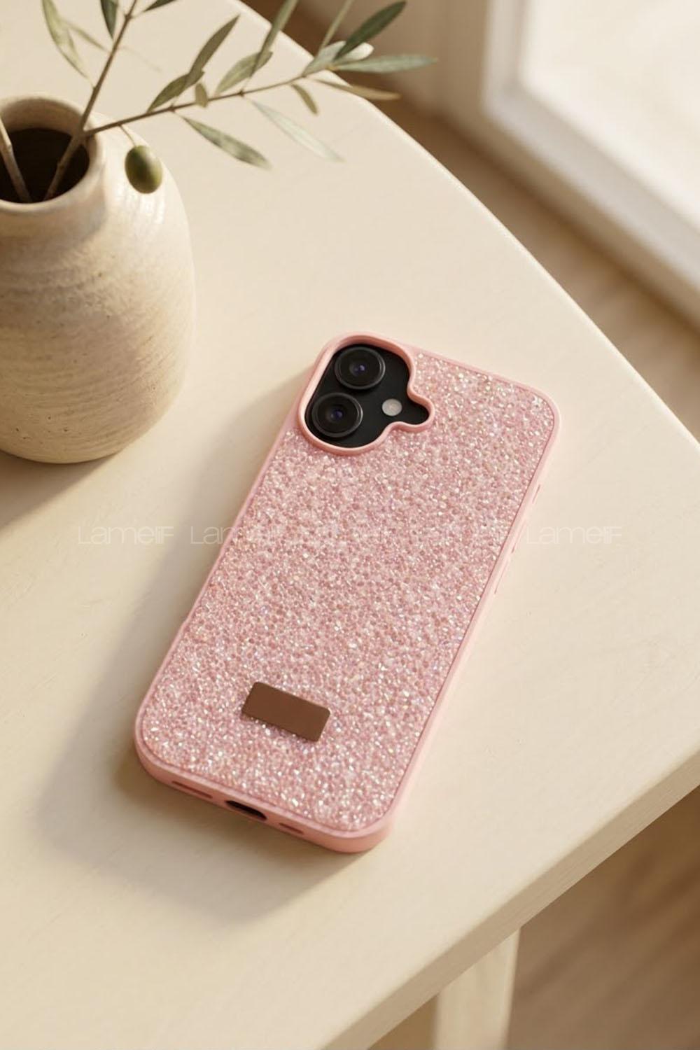 Lamelif iPhone 17 Swarovski Taşlı Telefon Kılıfı