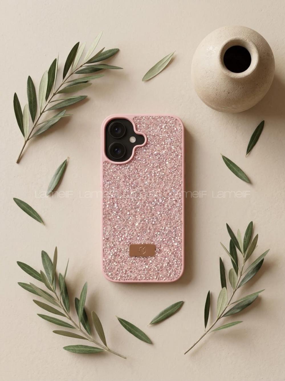 Lamelif iPhone 17 Swarovski Taşlı Telefon Kılıfı