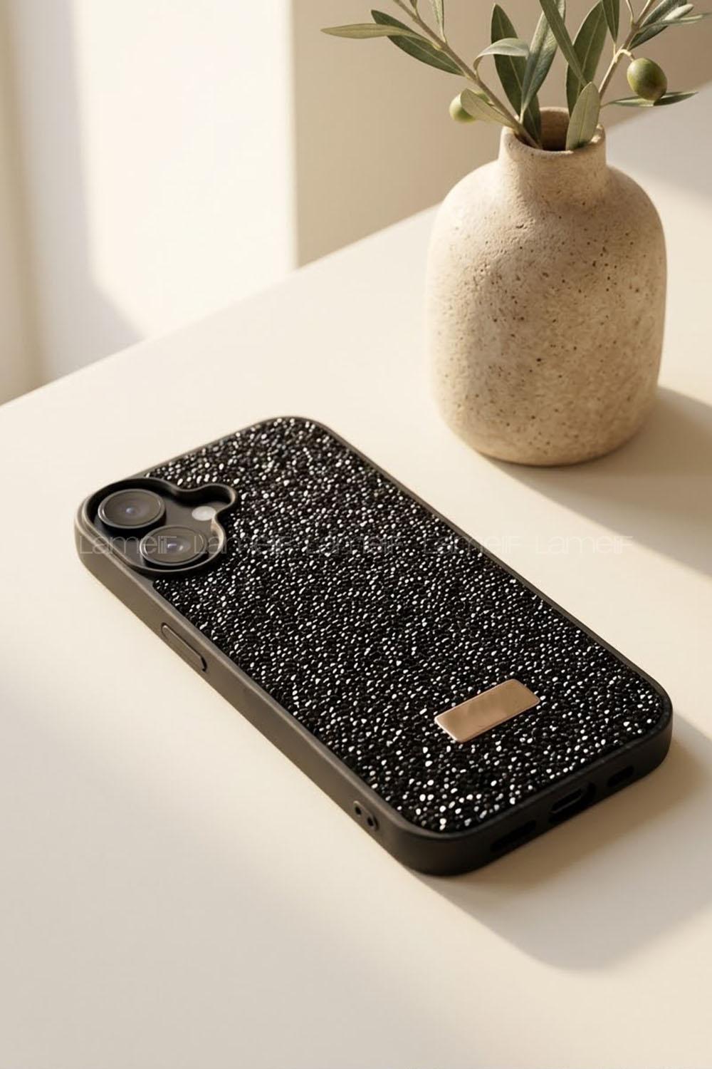 Lamelif iPhone 17 Swarovski Taşlı Telefon Kılıfı