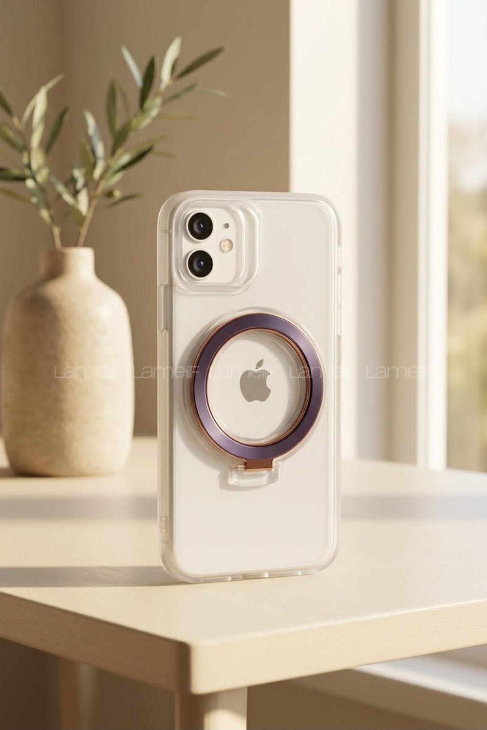 Lamelif İphone 11 Standlı Telefon Kılıfı