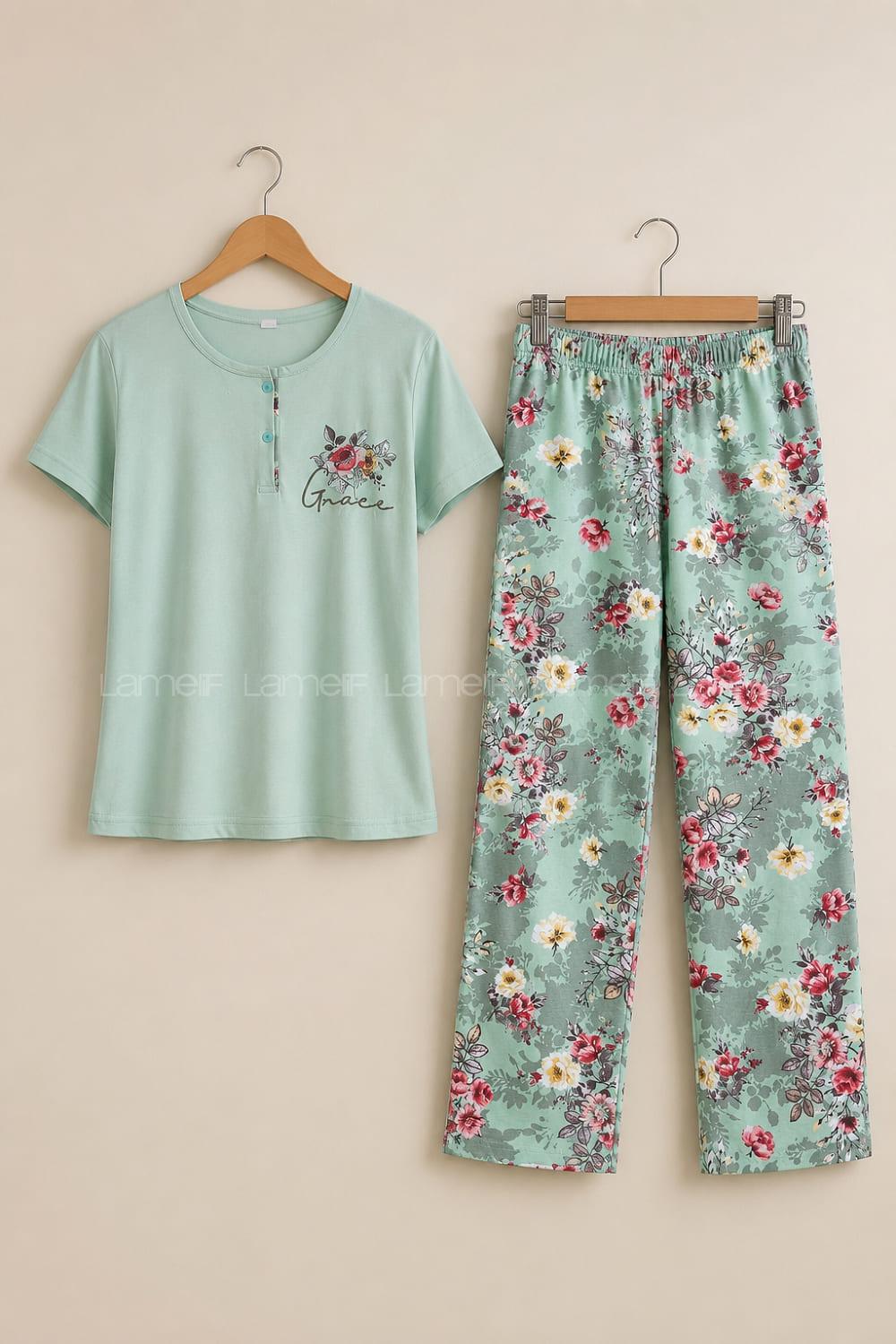 Plum Green Pyjamas