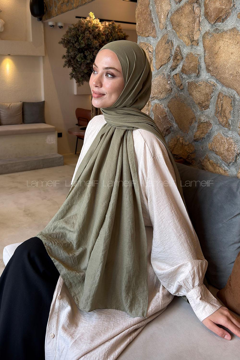 Lamelif Rami Şal Su Yeşili