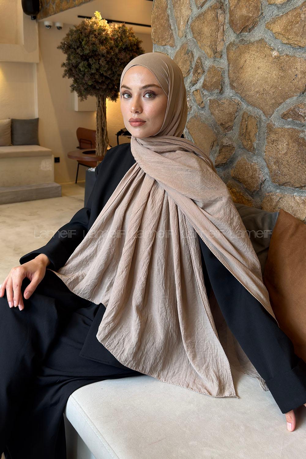Lamelif Rami Şal Vizon