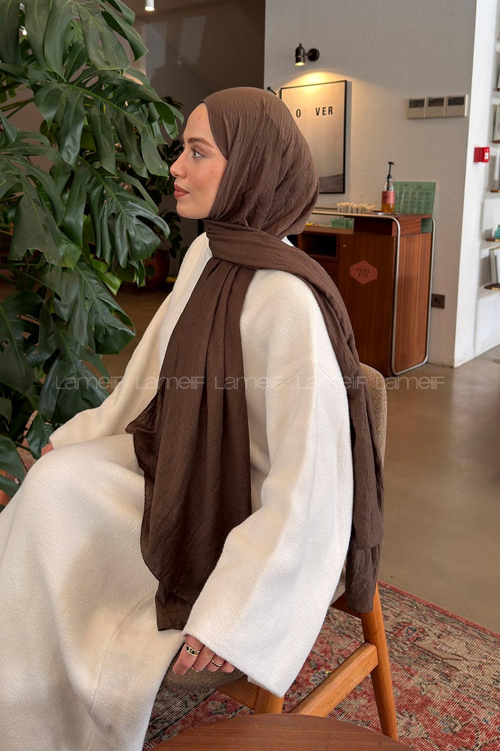 Lamelif Rami Şal Kahve Çekirdeği