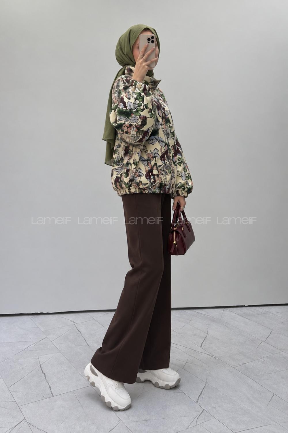 Mink Neckband Long Arm Coat