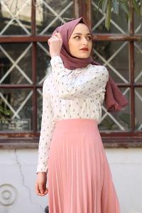 Modalamelif Deniz Figürlü Gömlek Beyaz