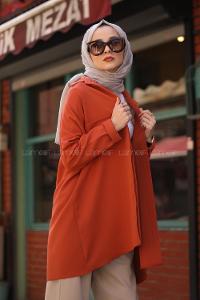 Modalamelif Kiremit İki Cep Gömlek