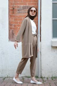 Modalamelif Koyu Vizonrengi Asortik Takım