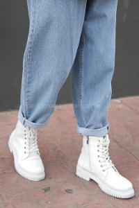 Modalamelif Beyaz Bağcıklı Bot