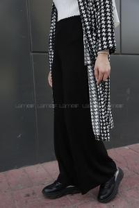 Modalamelif Beli Lastikli Triko Pantolon Siyah