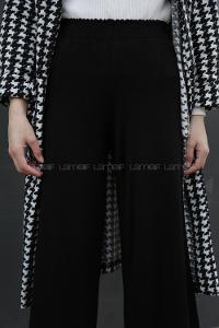 Modalamelif Beli Lastikli Triko Pantolon Siyah