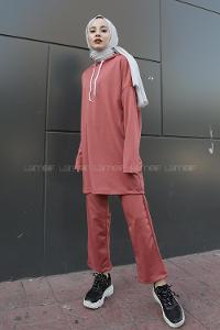 Modalamelif Sucuba Kapşonlu Takım  Gül