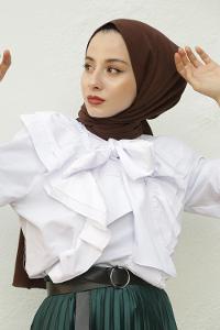 Modalamelif Acı Kahve Krınkıl Medine İpeği Şal