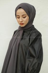 Modalamelif Antrasit Krınkıl Medine İpeği Şal