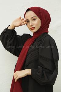 Modalamelif Bordo Krınkıl Medine İpeği Şal