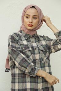 Modalamelif Pudra Krınkıl Medine İpeği Şal