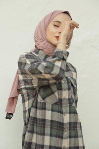 Modalamelif Pudra Krınkıl Medine İpeği Şal