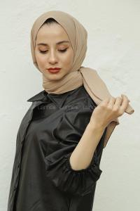 Modalamelif Toprak Rengi Krınkıl Medine İpeği Şal