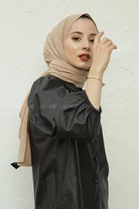 Modalamelif Toprak Rengi Krınkıl Medine İpeği Şal