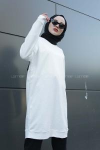 Modalamelif Düz Renk Sweat Ekru