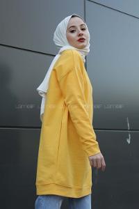 Modalamelif Düz Renk Sweat Sarı