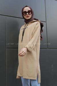 Modalamelif Sütlü Kahve Some Days Sweat Tunik