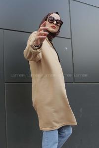 Modalamelif Sütlü Kahve Some Days Sweat Tunik