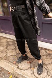 Modalamelif  Slouchy Jean Siyah