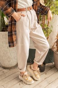 Lamelif Balon Model Bol Mom Jean Bej