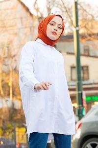 Modalamelif Boyfirend Gömlek Ekru