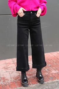 Modalamelif Bol Paça Jean Siyah