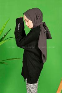 Modalamelif Siyah Örgü Kazak